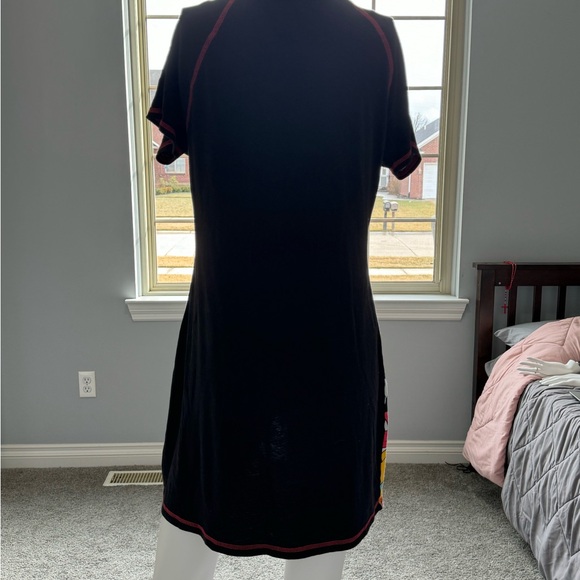 Disney Black Nightgown with Mickey Mouse and Friends - Picture 3 of 4